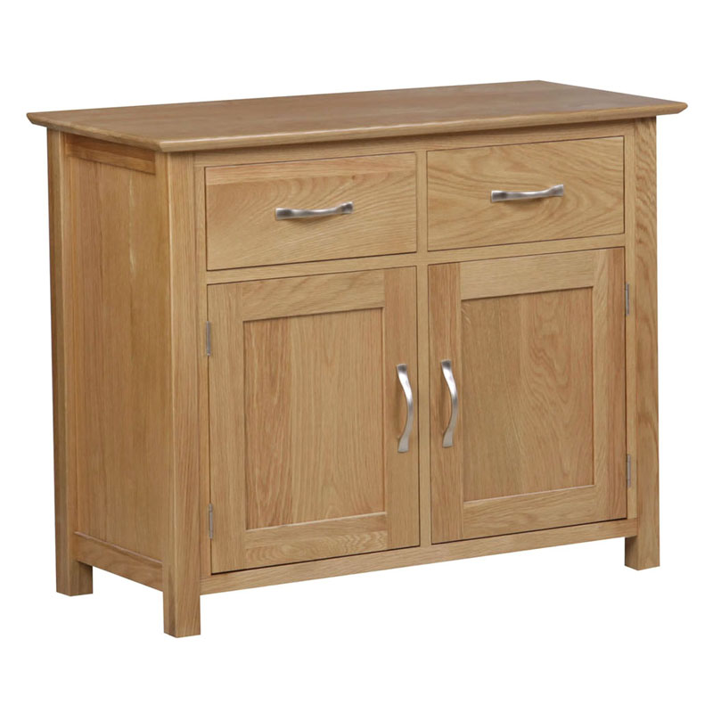 Modern Oak 2 ประตู 2 ลิ้นชัก Sideboard